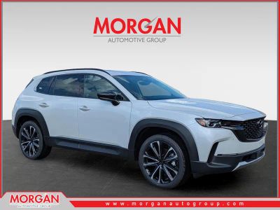 2026 Mazda CX-50 2.5 Turbo in Wind Chill Pearl — front three-quarter view