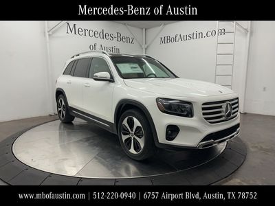 2026 Mercedes-Benz GLB 250 in White — front three-quarter view