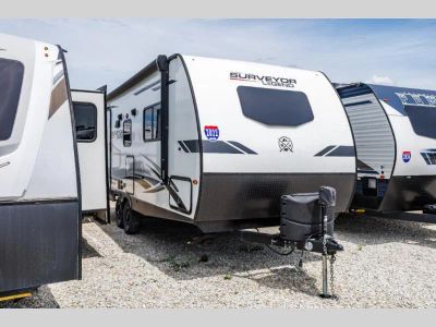 2022 Forest River RV Surveyor Legend — front three-quarter view