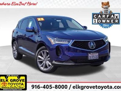 2023 Acura RDX Technology Package in Blue — front three-quarter view