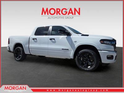 2026 Ram 1500 Big Horn/Lone Star in White — front three-quarter view