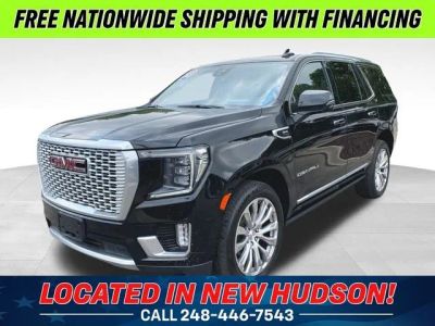 2023 GMC Yukon Denali in Onyx Black — front three-quarter view