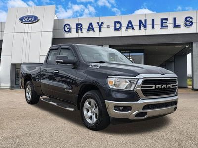 2019 Ram 1500 Big Horn/Lone Star in Maximum Steel Metallic Clearcoat — front three-quarter view