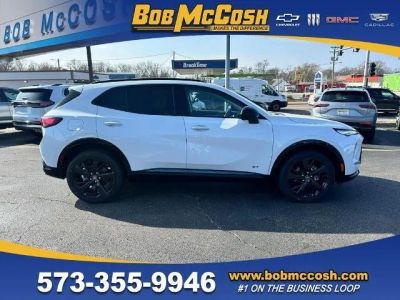 2026 Buick Envision Sport Touring in Iridescent White Tricoat — front three-quarter view