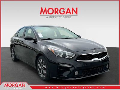 2020 Kia Forte LXS in Black — front three-quarter view