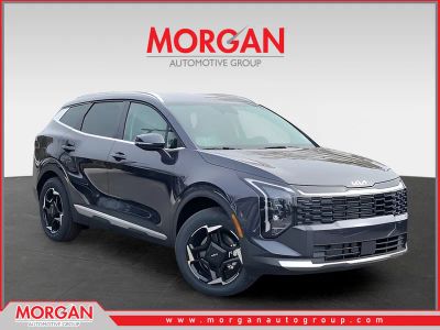 2026 Kia Sportage EX in Gray — front three-quarter view