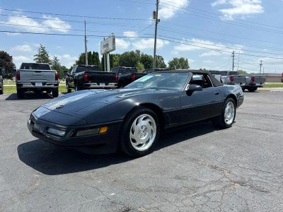 1996 Chevrolet Corvette Base in Black — front three-quarter view