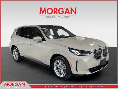 2025 BMW X3 30 xDrive in Beige — front three-quarter view