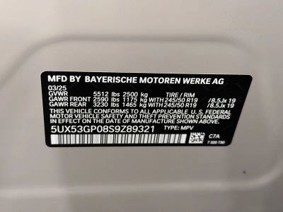 2025 BMW X3 — photo 38 view
