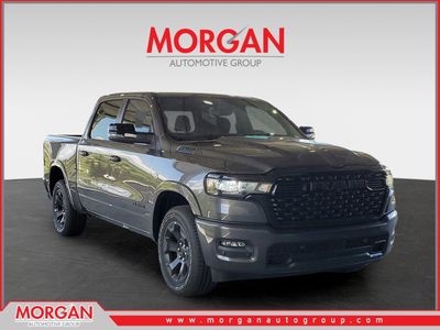 2026 Ram 1500 Big Horn in Granite Crystal Metallic Clearcoat — front three-quarter view
