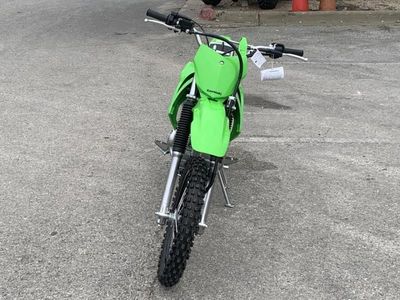 2026 Kawasaki KLX140R — rear three-quarter view