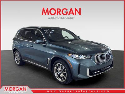 2024 BMW X5 xDrive40i in Blue — front three-quarter view