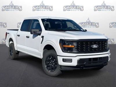 2026 Ford F-150 STX in White — front three-quarter view