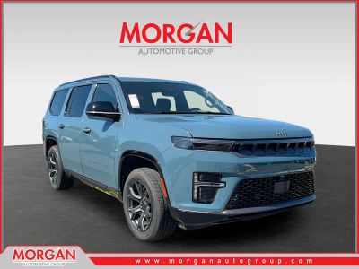 2026 Jeep Grand Wagoneer Limited in Blue — front three-quarter view
