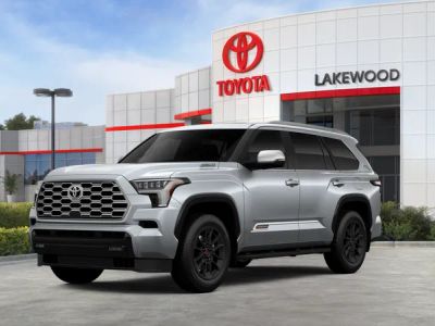 2026 Toyota Sequoia 1794 Edition in Celestial Silver Metallic — front three-quarter view