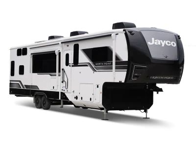 2027 Jayco North Point — front three-quarter view