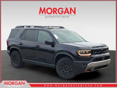 2026 Honda Passport TrailSport Blackout in Crystal Black Pearl — front three-quarter view