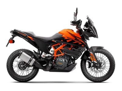 2024 KTM 390 Adventure — front three-quarter view