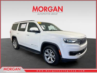 2022 Jeep Wagoneer Series II in Bright White Clearcoat — front three-quarter view
