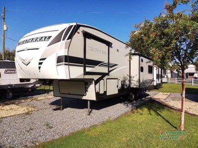 2021 Coachmen RV Chaparral — rear three-quarter view