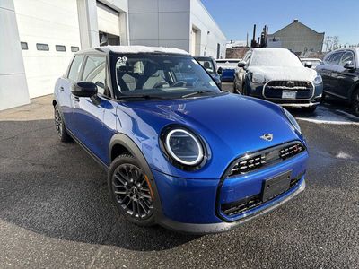 2025 MINI Hardtop 4 Door Cooper S in Blazing Blue Metallic — front three-quarter view