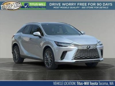 2023 Lexus RX — rear three-quarter view