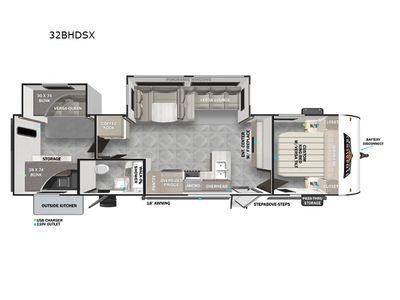 2025 Wildwood 32BHDSX - Photo 2