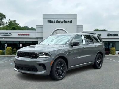 2026 Dodge Durango GT Plus HEMI V8 in Destroyer Gray Clear-Coat Exterior Paint — front three-quarter view