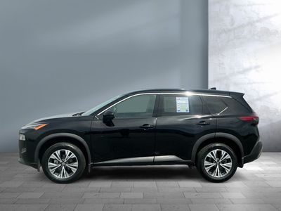 2021 Nissan Rogue — rear three-quarter view