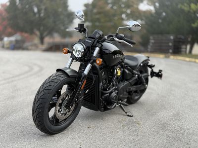 2026 Indian Motorcycle Scout Sixty Bobber Black Metallic - Photo 7