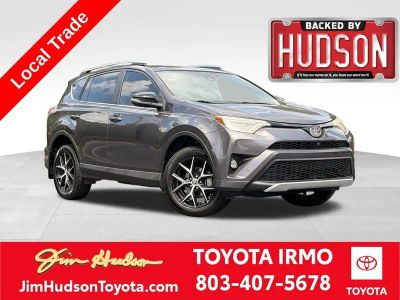 2016 Toyota RAV4 SE in Magnetic Gray Metallic — front three-quarter view