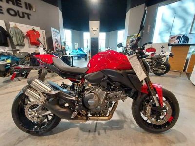 2026 Ducati Monster Plus Ducati Red — front three-quarter view