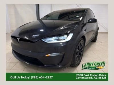 2024 Tesla Model X Base in Black — front three-quarter view