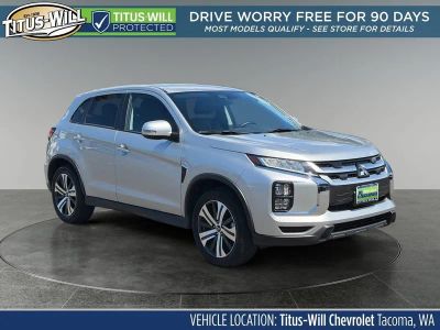 2025 Mitsubishi Outlander Sport S in Silver — front three-quarter view