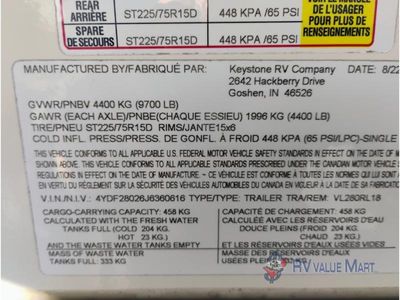 2018 CrossRoads RV Volante — photo 13 view
