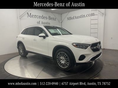 2026 Mercedes-Benz GLC 300 in White — front three-quarter view