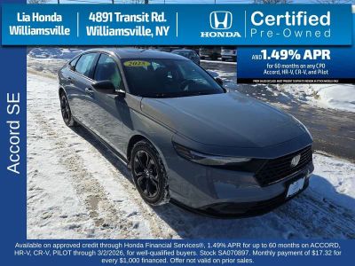 2025 Honda Accord Sedan SE CVT — side profile view