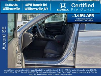 2025 Honda Accord Sedan SE CVT — photo 14 view