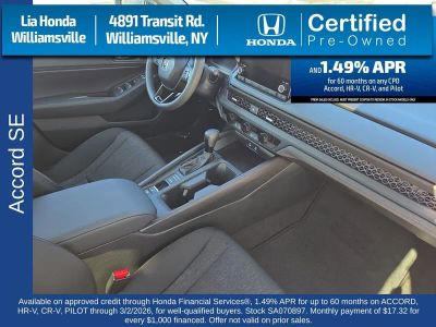 2025 Honda Accord Sedan SE CVT — photo 27 view
