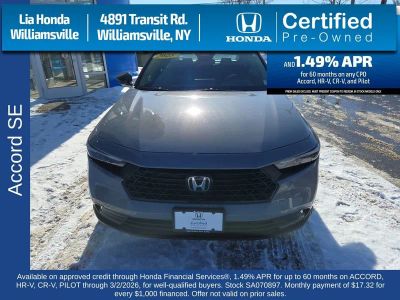 2025 Honda Accord Sedan SE CVT — photo 9 view