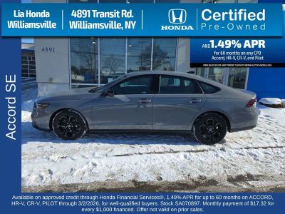 2025 Honda Accord Sedan SE CVT — photo 7 view