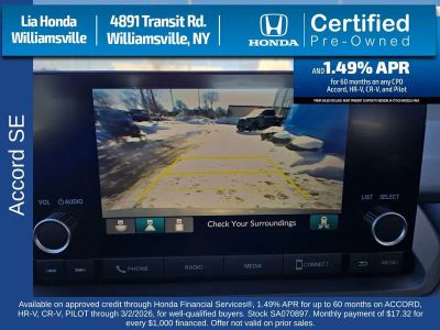 2025 Honda Accord Sedan SE CVT — photo 20 view