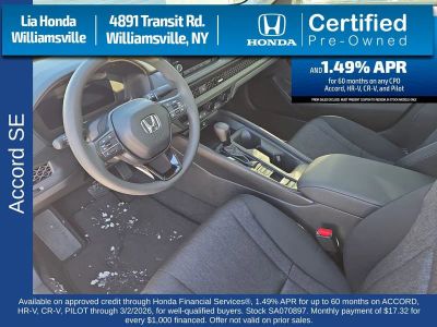 2025 Honda Accord Sedan SE CVT — photo 26 view