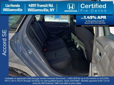2025 Honda Accord Sedan SE CVT — photo 28 view