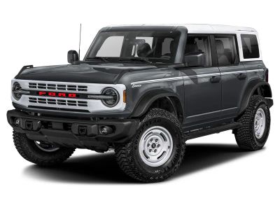 2026 Ford Bronco Heritage Edition in Gray — front three-quarter view