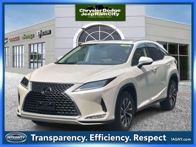 2022 Lexus RX 350 350 in White Pearl — front three-quarter view