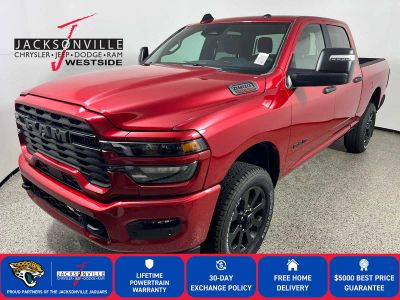 2026 RAM 2500 Big Horn in Molten Red Pearl-Coat Exterior Paint — front three-quarter view