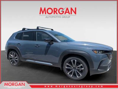 2026 Mazda CX-50 2.5 Turbo Premium Plus in Polymetal Gray Metallic — front three-quarter view