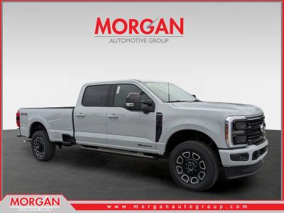 2026 Ford F-250SD Platinum in White — front three-quarter view