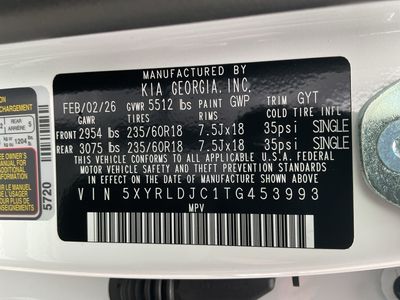 2026 Kia Sorento — photo 24 view